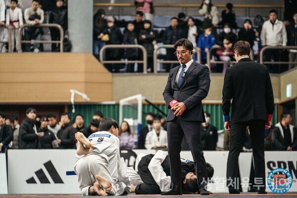 2024년 국가대표선발전에서 심판으로 활동한 박정근 관장 (사진=본인 제공, 재판매 및 DB 금지)